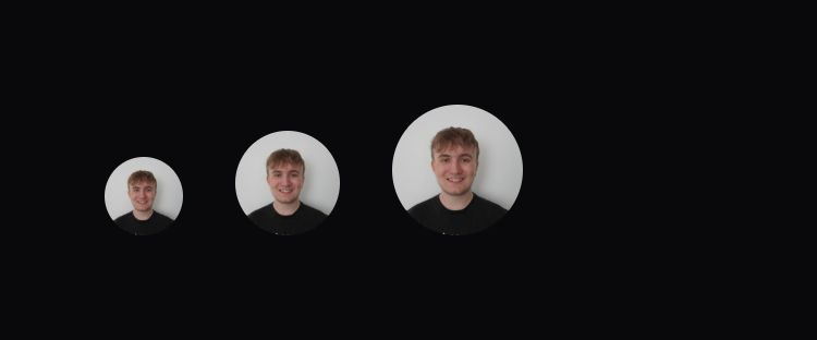 Avatars in different sizes