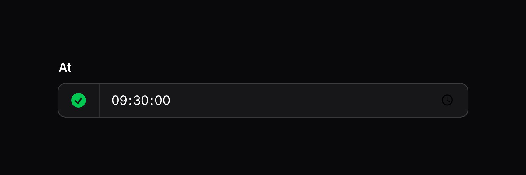 Date time picker with prefix icon in color