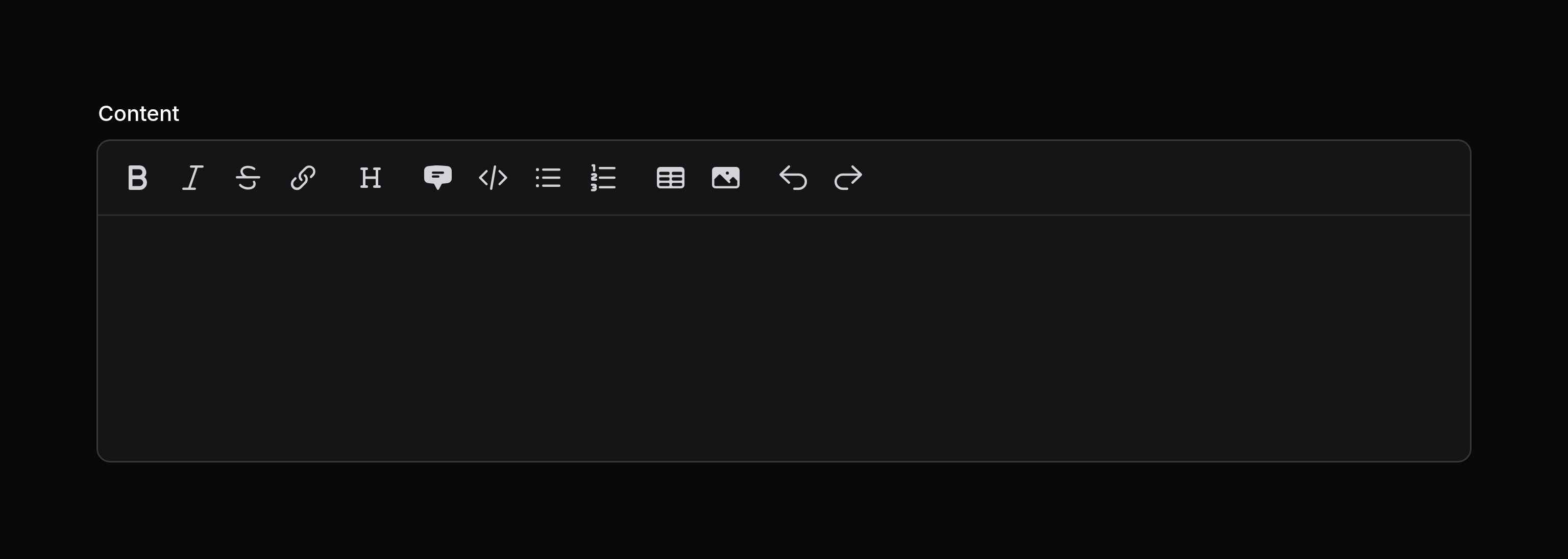 Markdown editor