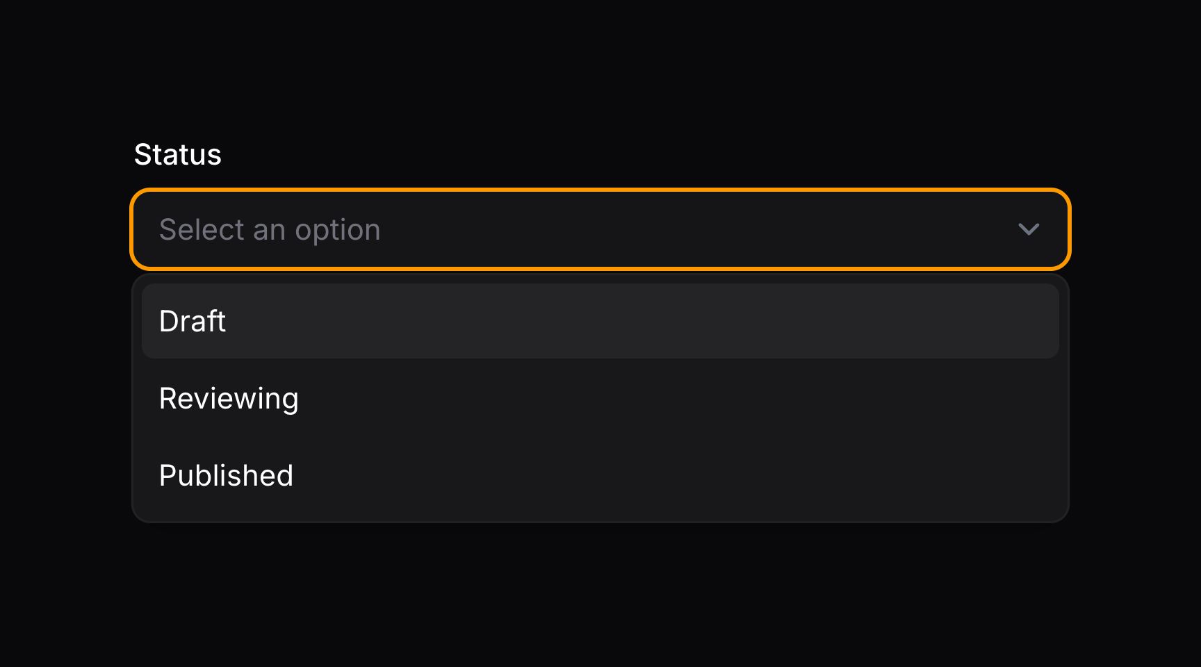 JavaScript select