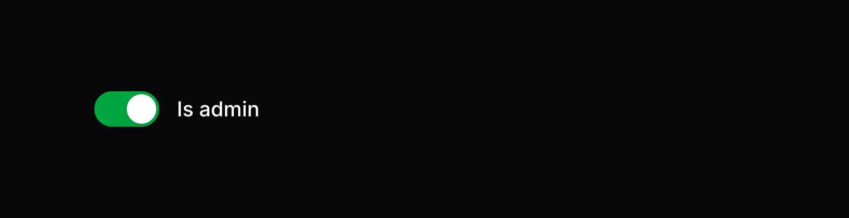 Toggle on color