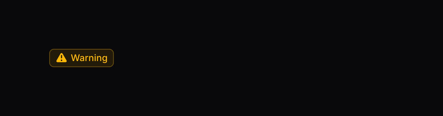 Text as badge with an icon