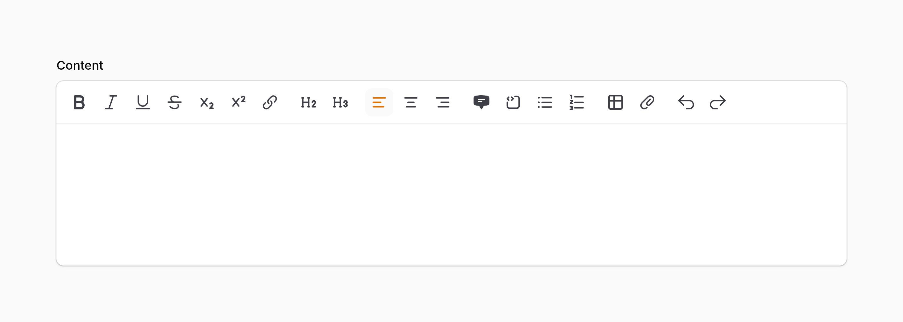 Rich editor