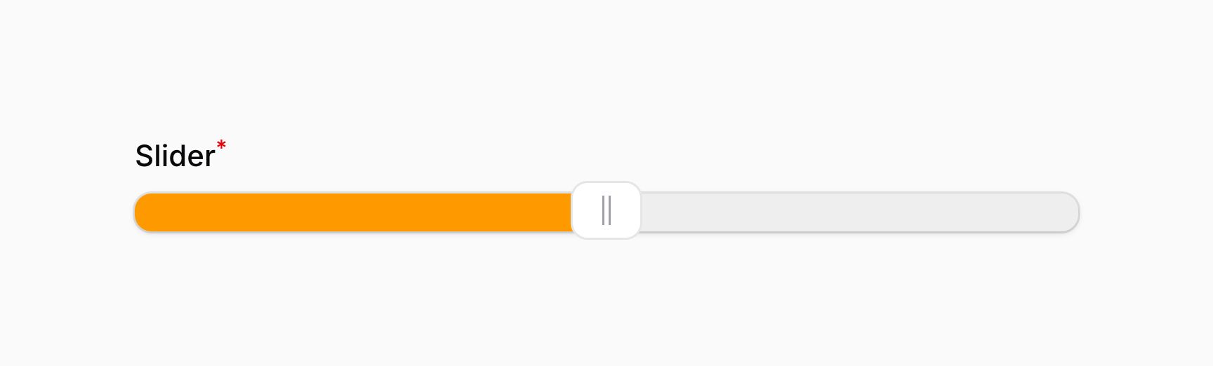 Slider with fill