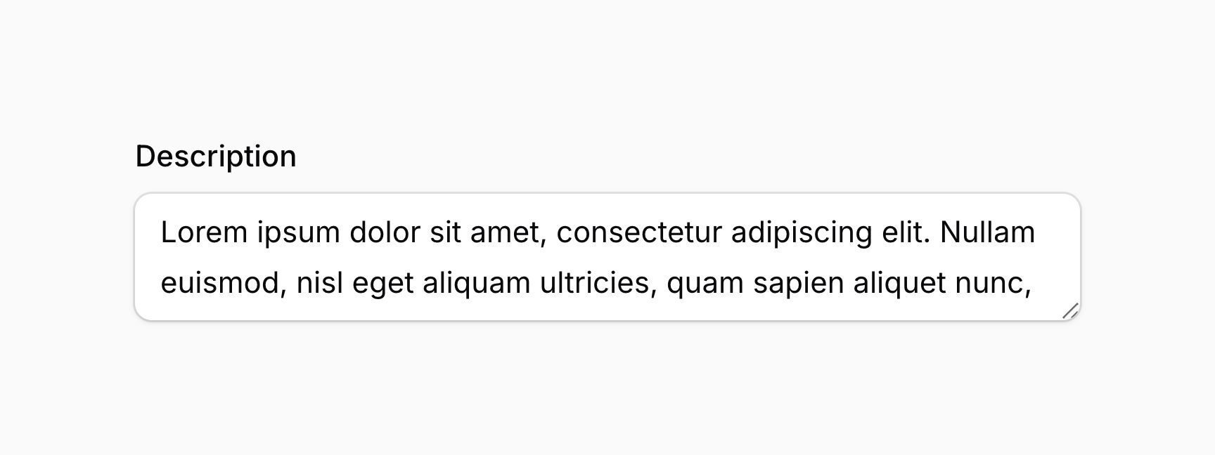 Textarea