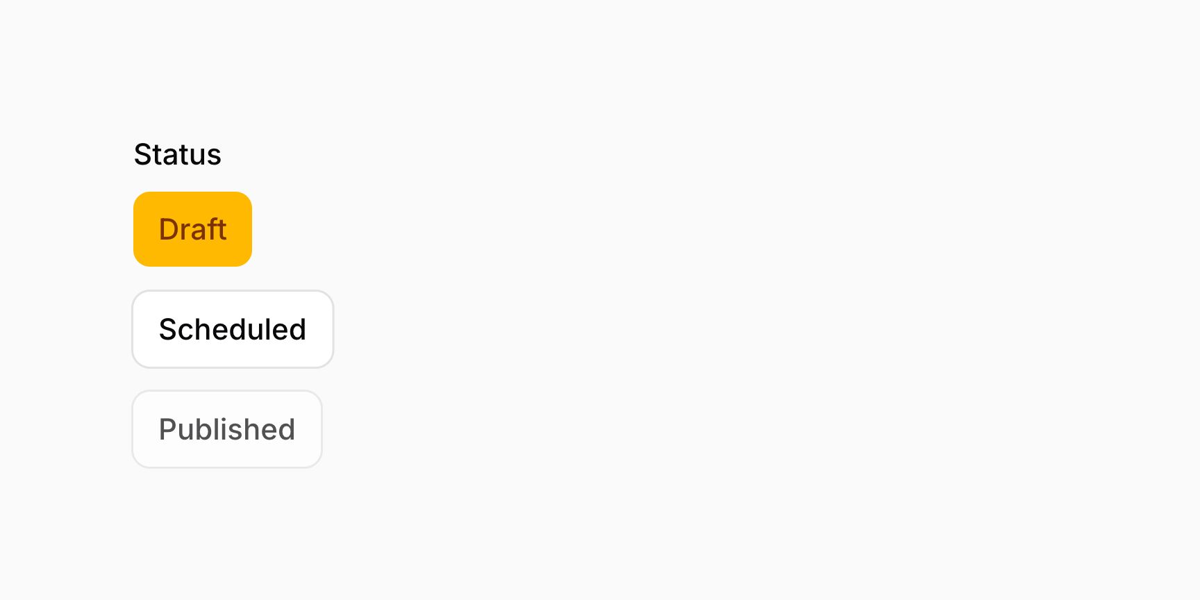 Toggle buttons with disabled option